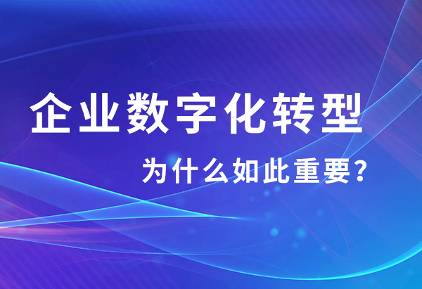 为什么数字化转型对企业来说如此重要？