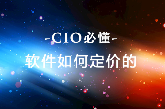 CIO：你应该了解的软件如何定价