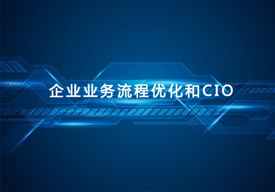 企业业务流程优化和CIO的角色融合